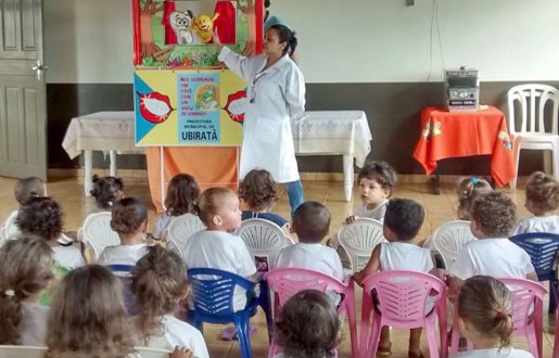 A prevenção as doenças bucais começa nas escolas, através das orientações às crianças - Assessoria de Comunicação Social