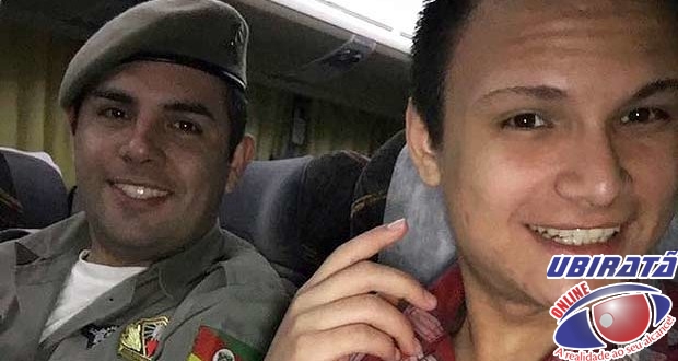 Miguel Martins, que recebeu autorização da Brigada Militar para se casar fardado com Diego Souza