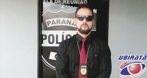 Delegado responsável pela 50ª Delegacia de Policia Civil de Ubiratã, Victor Batista