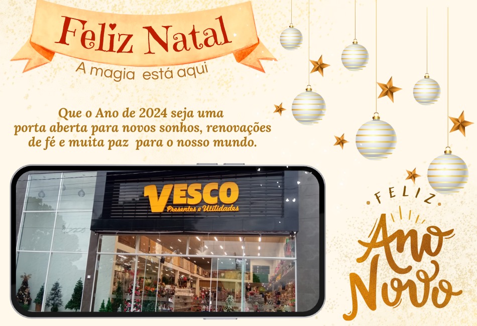 Mensagem da VESCO PRESENTES E UTILIDADES