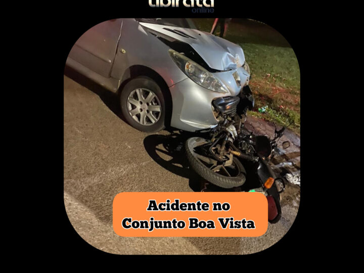 Acidente no Conjunto Boa Vista em Ubiratã