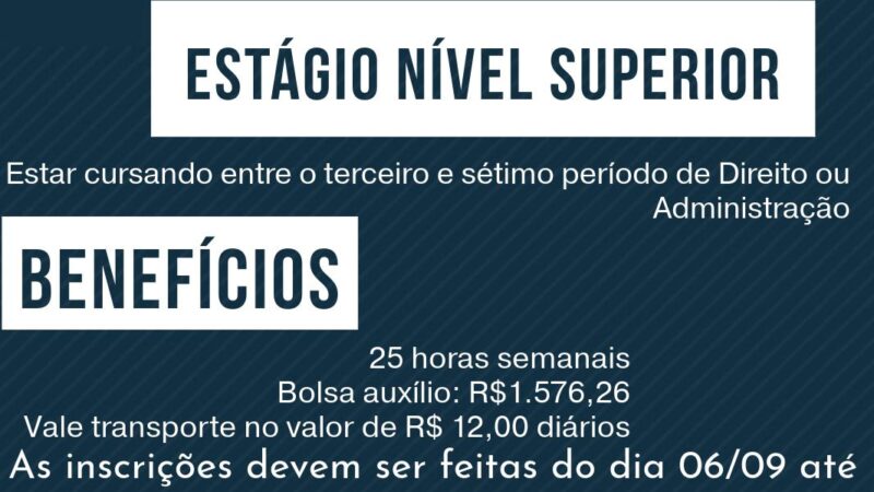 TJPR abre edital de processo seletivo para Estágio Nível Superior em Ubiratã