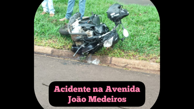 Acidente na Avenida João Medeiros