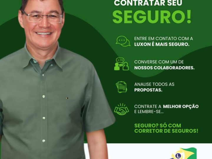 Faça seu seguro com a Luxon é + SEGURO e fique tranquilo