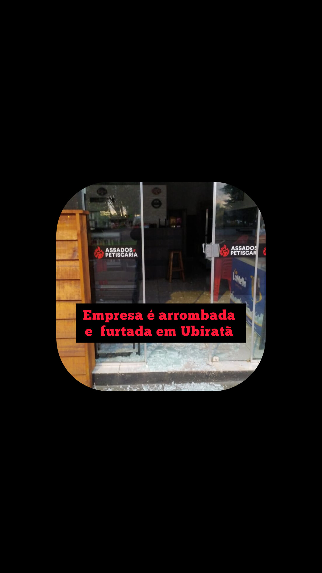 Empresa é arrombada e furtada em Ubiratã