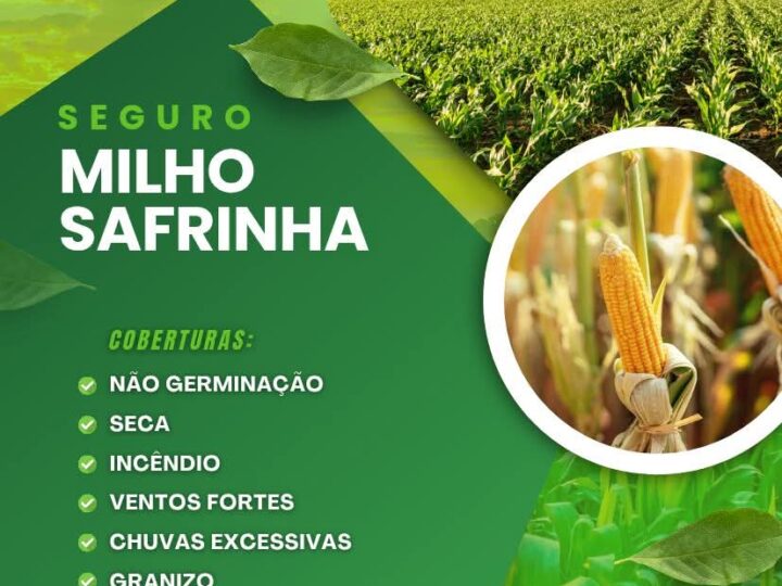 Agricultor, proteja sua colheita com o SEGURO SAFRA que a Luxon é mais Seguro tem para lhe oferecer