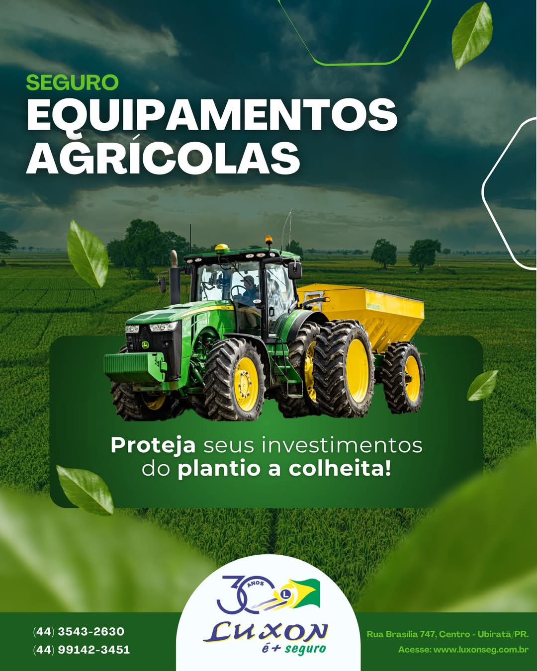 Seguro Equipamentos Agrícolas: Proteja seus investimentos do plantio a colheita