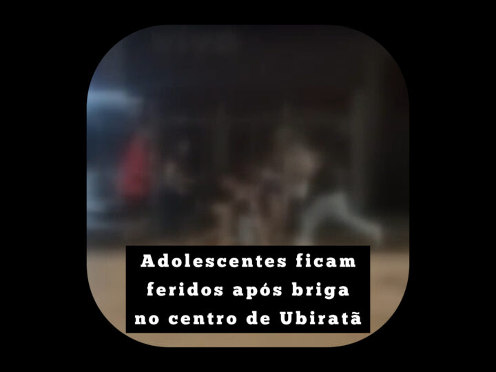 Adolescentes ficam feridos após briga no centro de Ubiratã