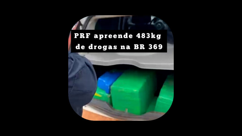 PRF apreende 483 kg de drogas na BR 369