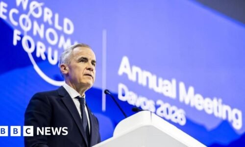 Carney says the old world order 'is not coming back' in Davos speech