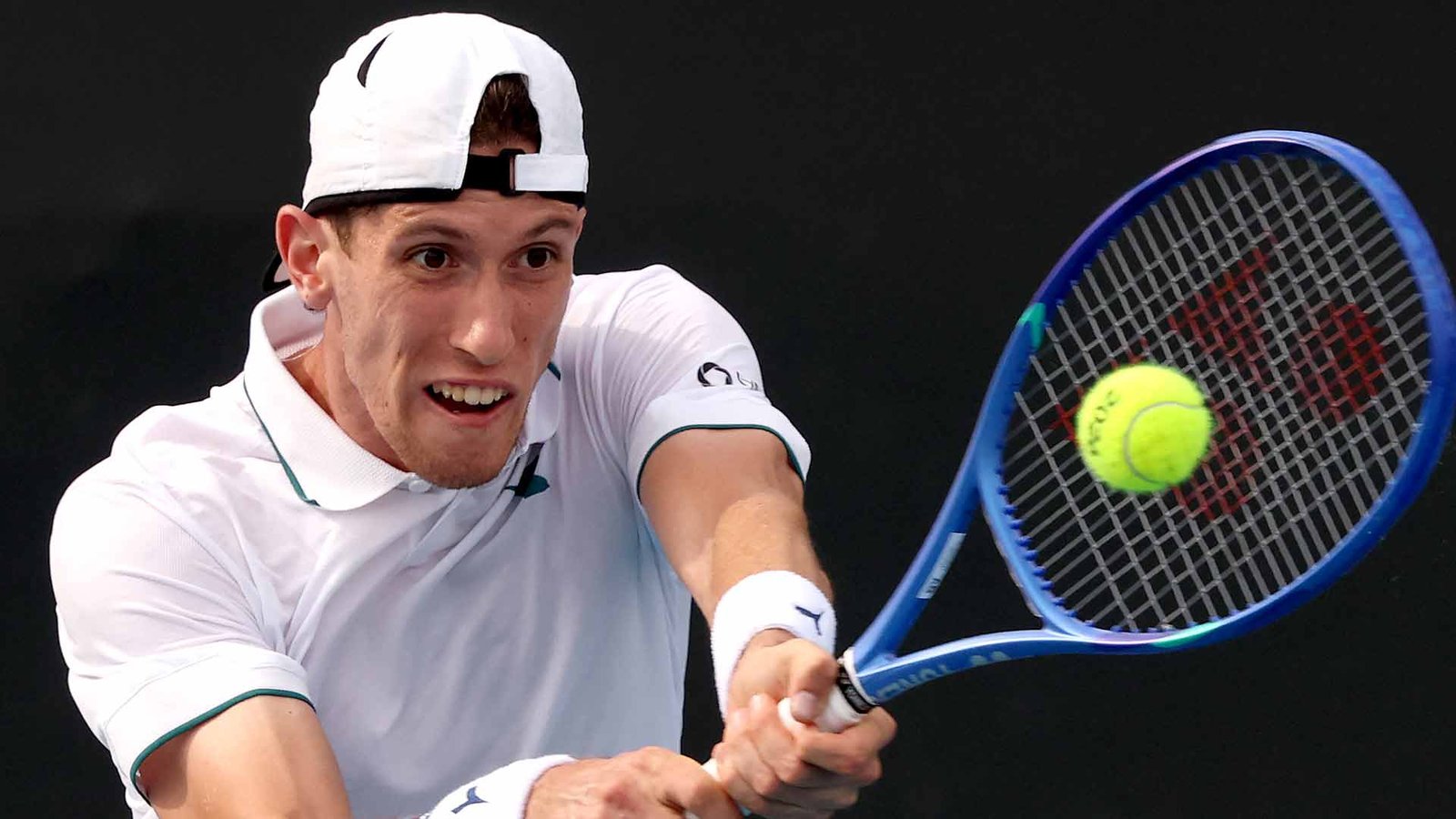 Francesco Maestrelli defeats Terence Atmane Monday in the first round of the Australian Open.