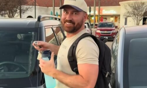Frustrated driver uses 'super secret button' to get out of impossible parking spot