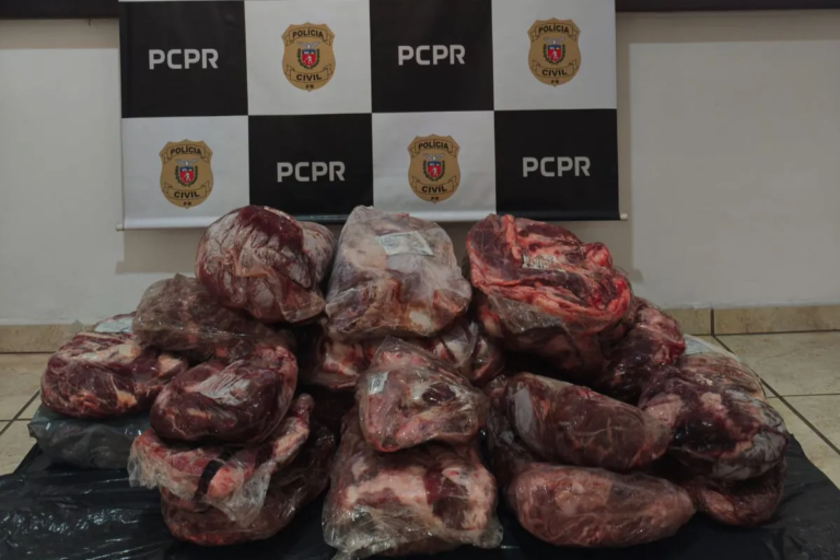 Homem é preso em Guaratuba com carne saqueada de caminhão