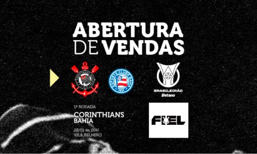 Ingressos: Corinthians x Bahia – 28/01