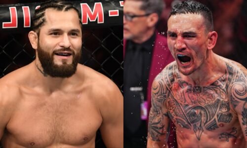 Jorge Masvidal enters the Octagon for his fight at UFC 272, opposite Max Holloway at UFC 300