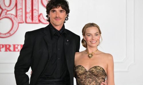 Margot Robbie and Jacob Elordi at 'Wuthering Heights' Premiere