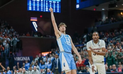 Caleb Wilson University of North Carolina Men’s Basketball v Notre DameDean E. Smith CenterChapel Hill, NC Wednesday, January 21st, 2026 Dalton T. Wainscott
