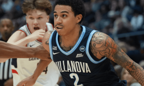 Bryce Lindsey of the Villanova Wildcats CBB