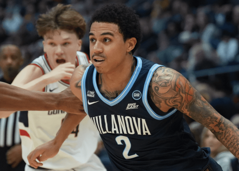 Bryce Lindsey of the Villanova Wildcats CBB