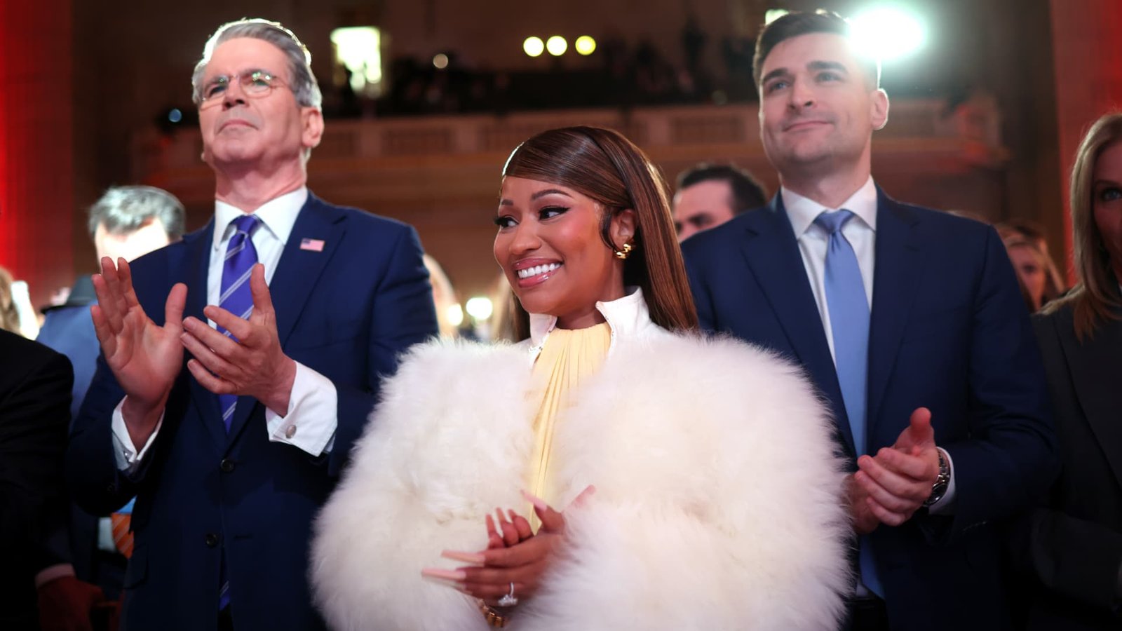 Rap artist Nicki Minaj pledges support for Trump accounts