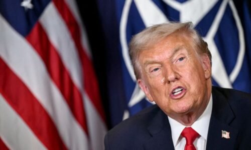 Trump angers allies with claim NATO troops ‘stayed a little back’ from front lines in Afghanistan