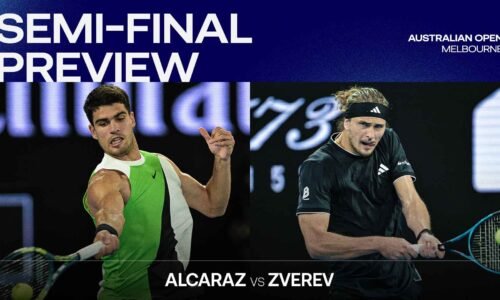 Carlos Alcaraz and Alexander Zverev are tied at 6-6 in their Lexus ATP Head2Head series.