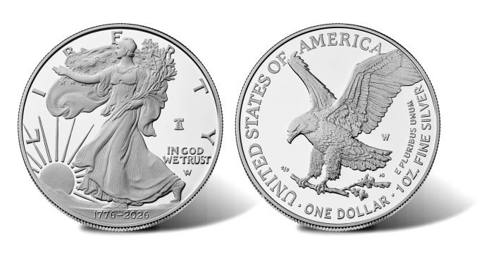 1776 ~ 2026-W Proof American Silver Eagle