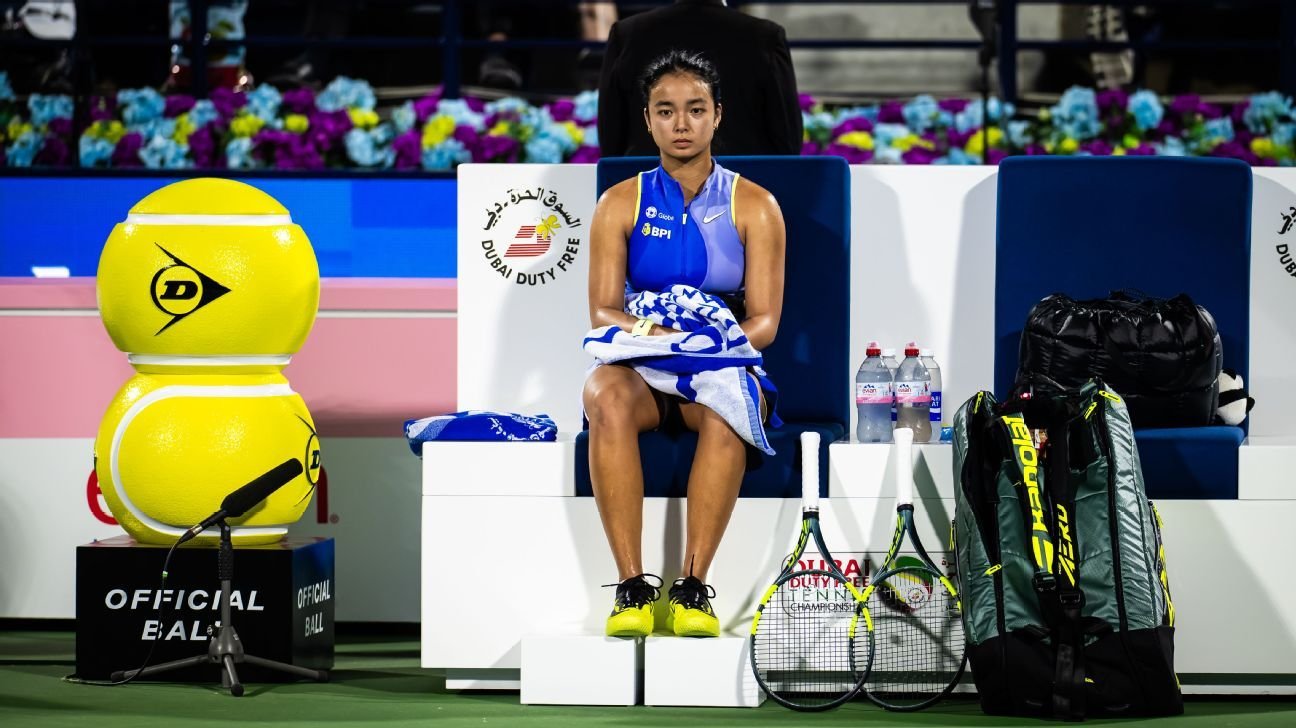 Alex Eala's Dubai Tennis Championship run ends in quarterfinal rout to Coco Gauff