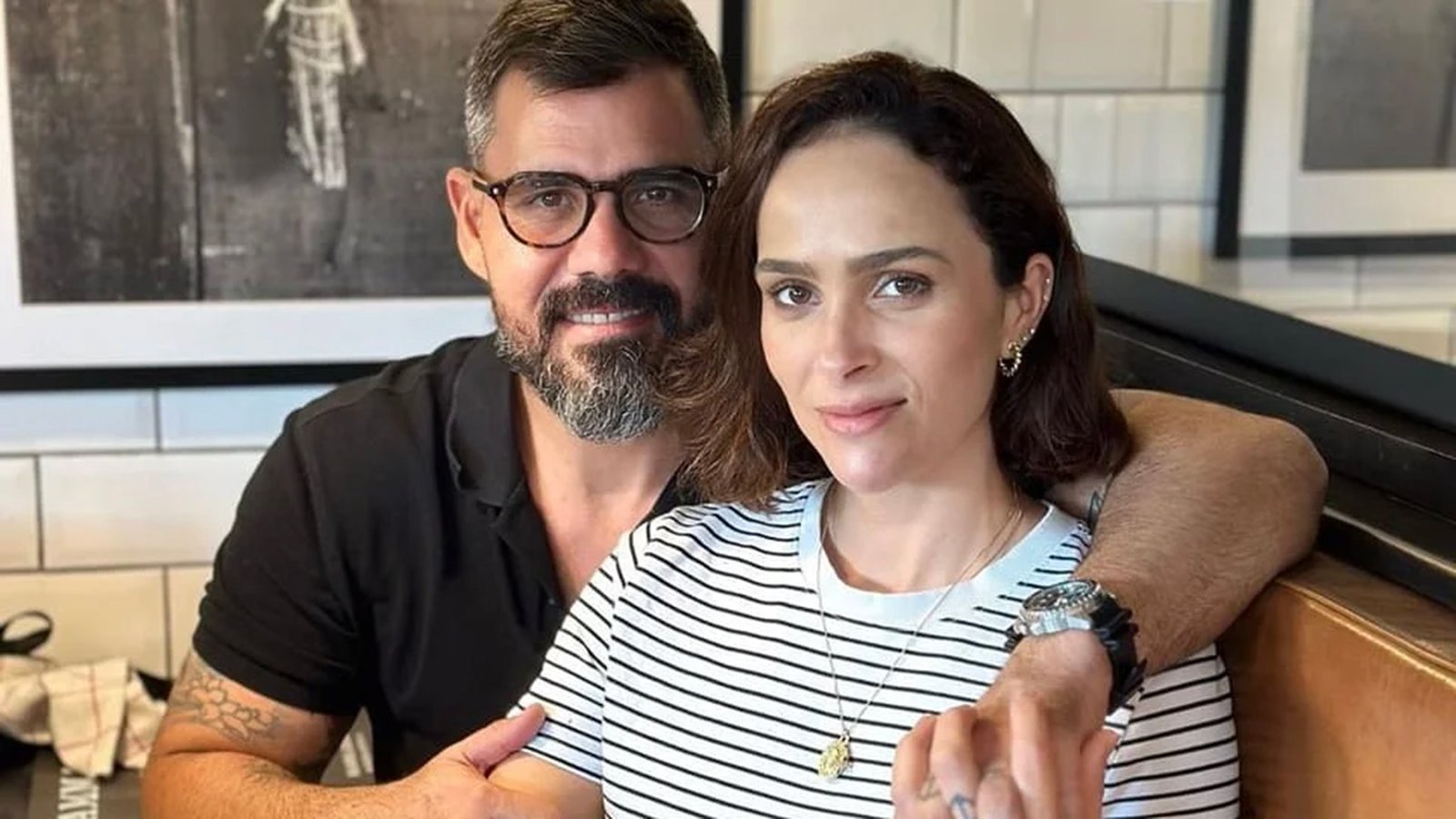 Juliano Cazarré e Leticia Cazarré - Foto: Reprodução / Instagram
