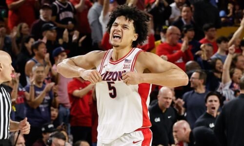 Arizona unanimous No. 1 in AP men's college basketball poll