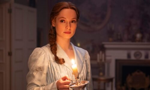 Bridgerton. Hannah Dodd as Francesca Bridgerton in episode 405 of Bridgerton. Cr. Liam Daniel/Netflix © 2025