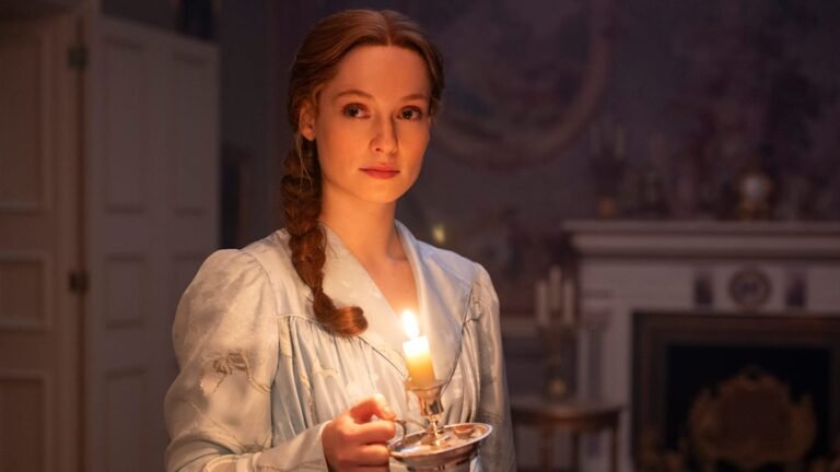 Bridgerton. Hannah Dodd as Francesca Bridgerton in episode 405 of Bridgerton. Cr. Liam Daniel/Netflix © 2025