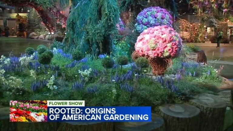 Burst of vibrant blooms as 2026 Philadelphia Flower Show opens to visitors