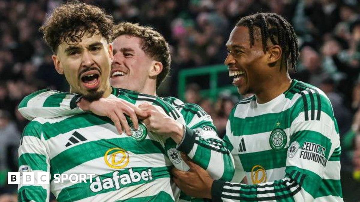 Sebastien Tounekti scores for Celtic against Dundee