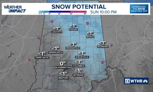 Chilly weekend could bring less than an inch of Sunday snow | 13Weather Blog