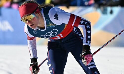 American cross-country skier Jessie Diggins won the bronze medal in the 10K freestyle in Milan.