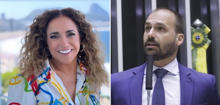 Daniela Mercury cobra Nunes Marques por ação parada no STF contra Eduardo Bolsonaro