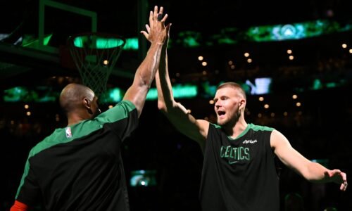 Hoford, Porzingis on "weird' feeling hosting Celtics