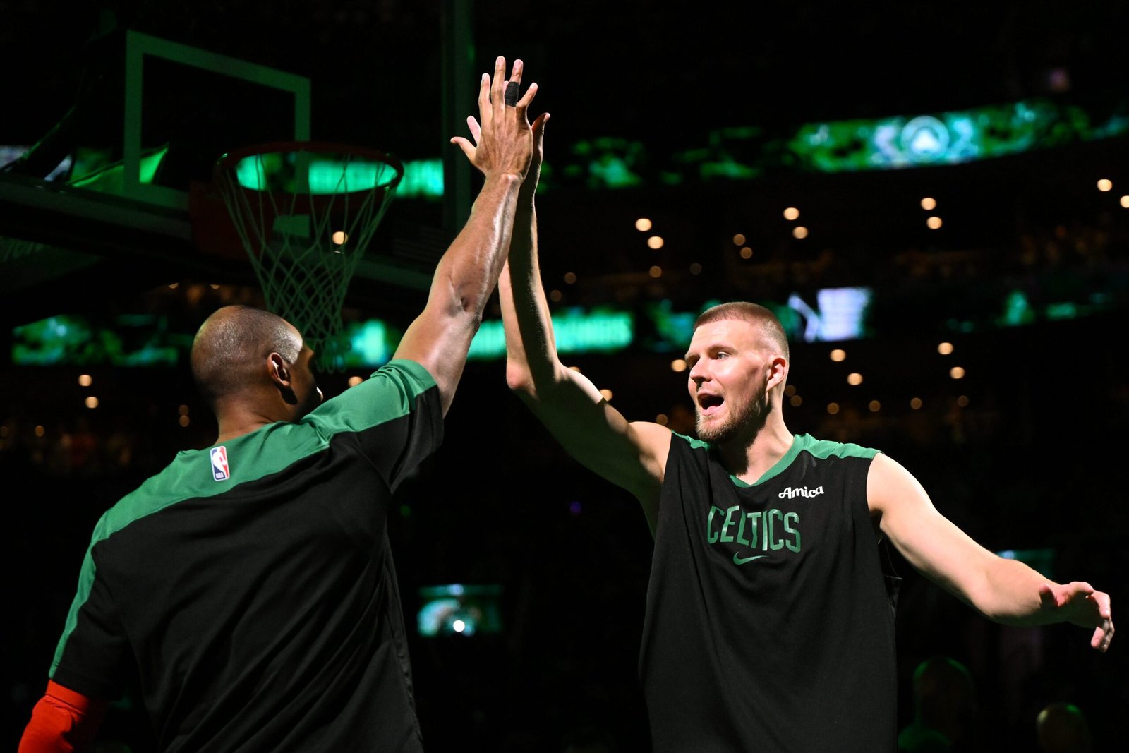 Hoford, Porzingis on "weird' feeling hosting Celtics