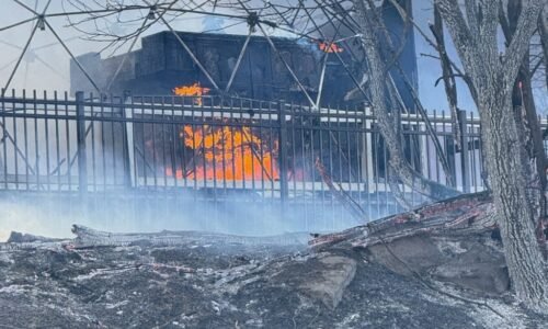 I-25 closed north of Denver after grass fire sparks