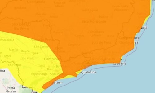Inmet emite alerta de chuvas intensas para cidades do Sul do Rio e Costa Verde