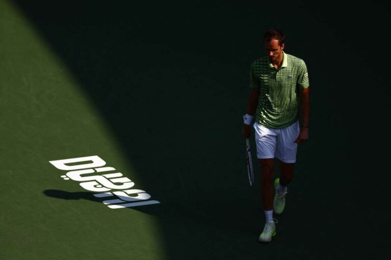 Medvedev calls for radical change to rankings system after winning opening match in Dubai