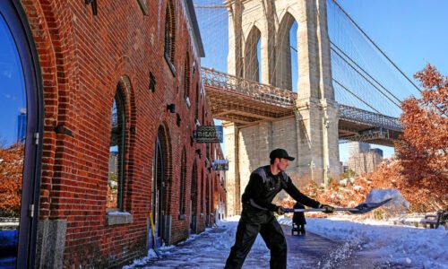 More snow falls on the Northeast U.S. as the region scrambles to clear piles from last storm