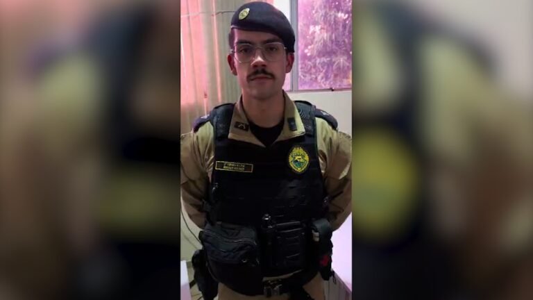 "Na frente da polícia o homem tentou realizar o homicídio", diz tenente