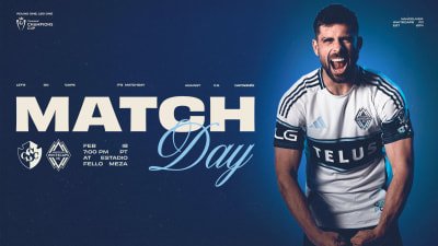 PREVIEW: 'Caps begin 2026 campaign, face C.S. Cartaginés in first leg of Concacaf Champions Cup Round One | Watch on OneSoccer, FuboTV, TELUS channel 980