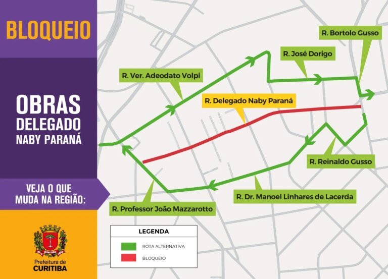 Rua no Capão Raso será interditada para obras do Novo Inter 2