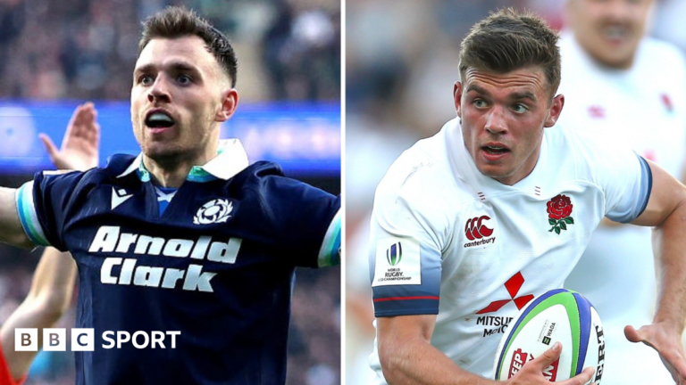 Ben White in a composite image playing for both Scotland and England under-20s