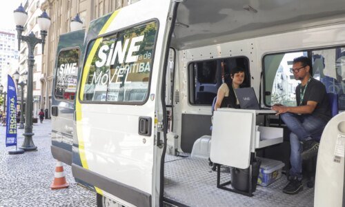 Sine Móvel atende em três locais de Curitiba nesta segunda-feira