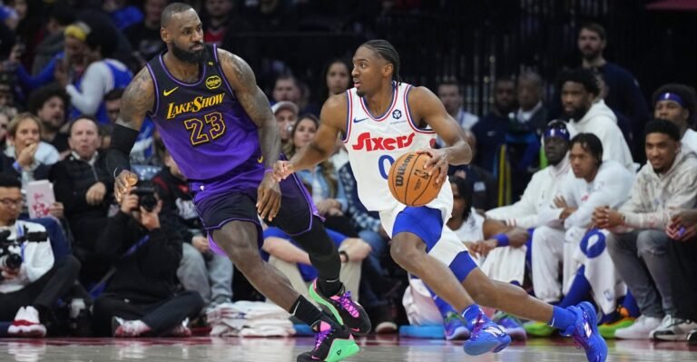 Sixers look to push win streak to 6 games vs. Los Angeles Lakers