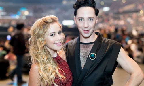 Tara Lipinski and Johnny Weir (Image via Getty)